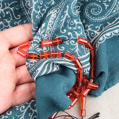 S�kma Kehribar Kesme Kesim 6x10mm Tesbih P�sk�ls�z