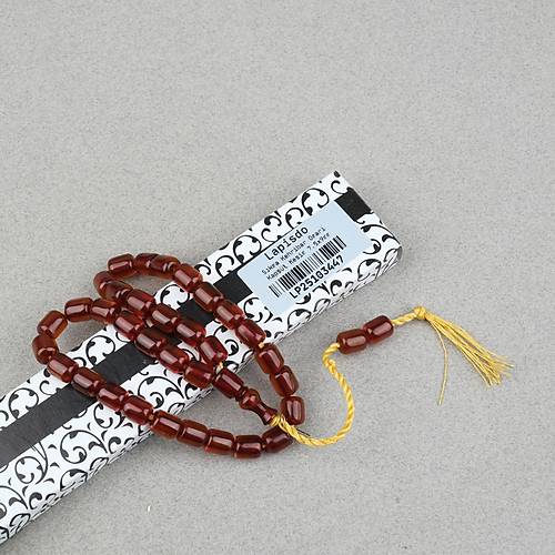 Omari S�kma Kehribar Kaps�l Kesim Oturtma �mameli Sistemli 7.5x9mm Tesbih