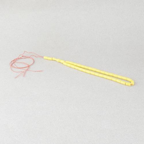 U�ak Cam� Kesme Kesim 6x10mm Tesbih P�sk�ls�z Sar�