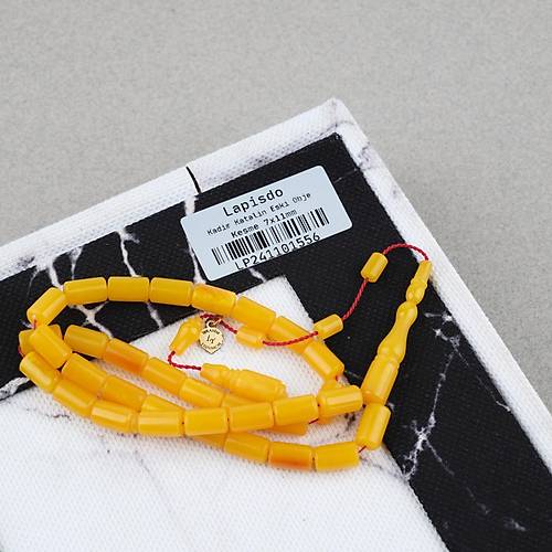 Kadim Katalin Eski Obje Usta i mzal Kesme Kesim 7x11mm Tesbih