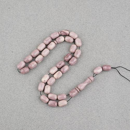 S�kma Kehribar Kaps�l Kesim 7x11mm Tesbih P�sk�ls�z