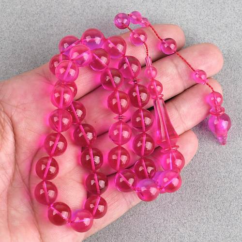 Alman Katalin Usta i Kre Kesim 10mm Tesbih -Magenta