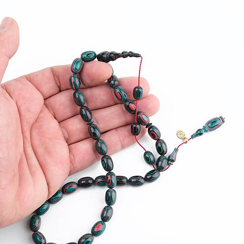 Kafur A�ac� Usta ��i �mzal� Yumu�ak Beyzi Kesim 8x12mm Tesbih