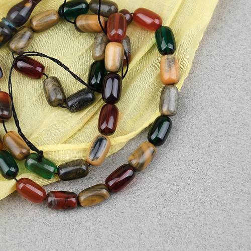 S�kma Kehribar Kaps�l Kesim 7x11mm Tesbih- Bonibon