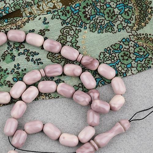 S�kma Kehribar Kaps�l Kesim 7x11mm Tesbih P�sk�ls�z