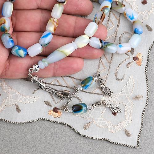 Arizona Katalin Alpaka P�sk�l Kaps�l Kesim 8x12mm Tesbih