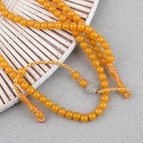 Katalin Usta ��i �mzal� 99luk Namaz Tesbih K�re Kesim 7mm Tesbih - Kay�s�