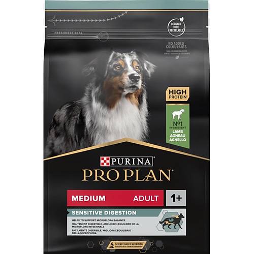 Pro Plan Sensitive Digestion Medium Kuzu Etli 14 kg Yetikin Kpek Mamas