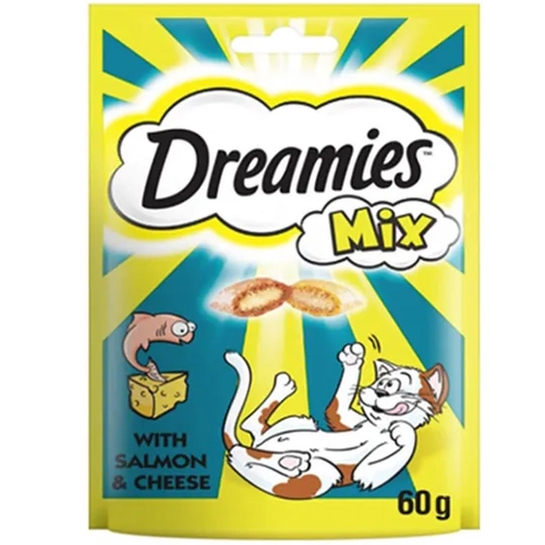 Dreamies Somon ve Peynirli Mix Kedi dl Mamas 60GR