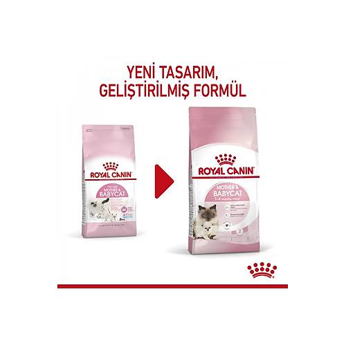  Royal Canin Mother&babycat Gebe/laktasyondaki Anne Ve Yavru Kedi I�in Kuru Kedi Mamas� 4kg-ANA