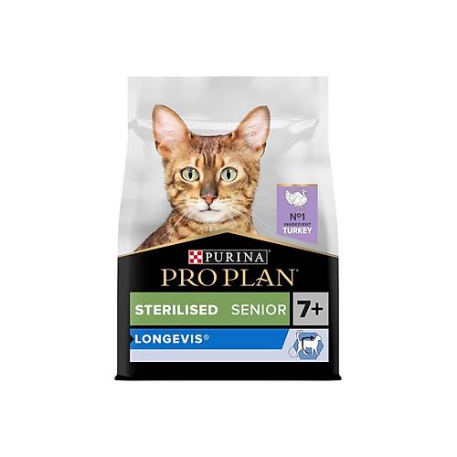 Pro Plan Senior 7+ Hindili Ksrlatrlm 3 kg Yal Kedi Mamas