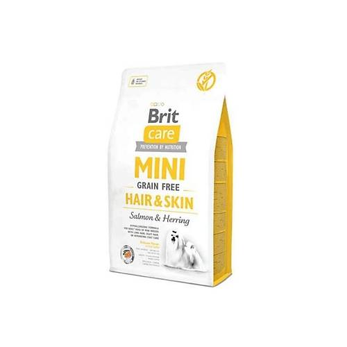 Brit Care Mini Hair & Skin Somonlu ve Ringal� 2 kg K���k Irk Yeti�kin K�pek Mamas�