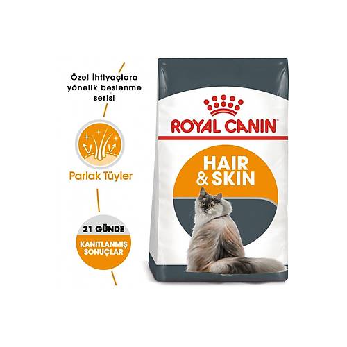 Royal Canin Hair & Skin 4 kg Yetikin Kedi Mamas