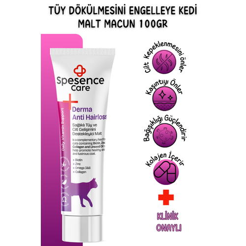 Spesence Care Anti-Hairloss Ty dklmesini engelleyen Kedi Malt 100gr