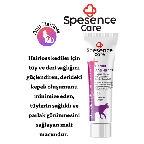 Spesence Care Anti-Hairloss Ty dklmesini engelleyen Kedi Malt 100gr