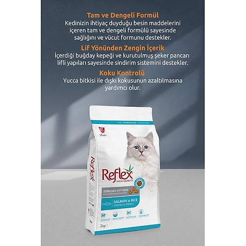 Reflex Sterilised Balkl 10 kg Yetikin Kedi Mamas