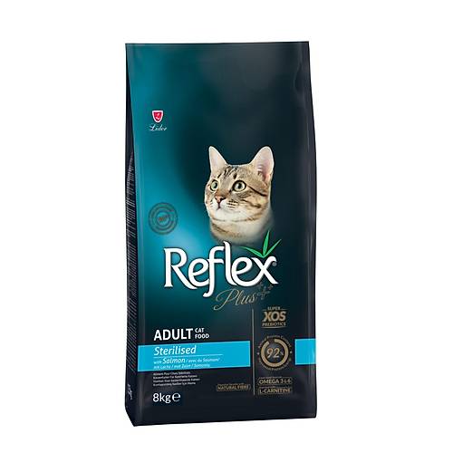 Reflex Plus Somonlu 8 kg K�s�rla�t�r�lm�� Yeti�kin Kedi Mamas�