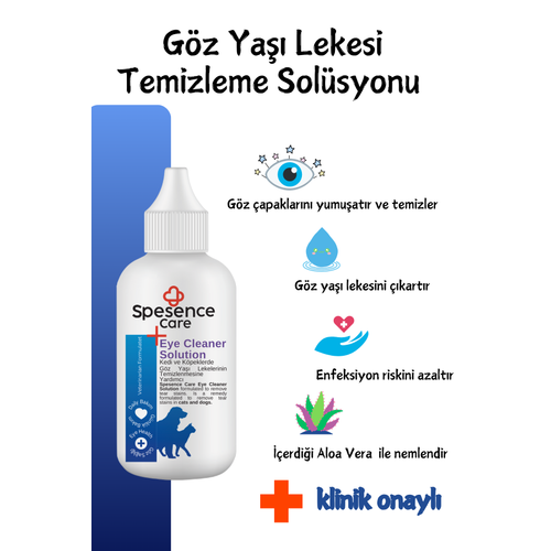 Spesence Care Kedi Ve Kpek Gz Ya Lekesi Temizleme Solsyonu 50 ml