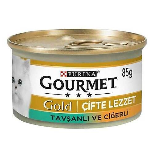Gourmet Gold Tavan ve Cierli Konserve Yetikin Kedi Ya Mamas 85 gr