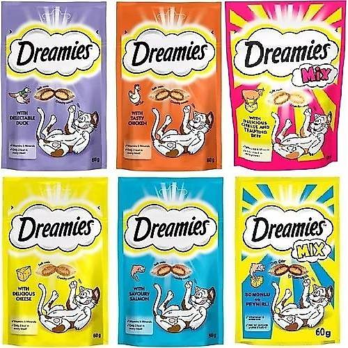 Dreamies Kark 6'l 60 gr Avantaj Paket Kedi dl Mamas