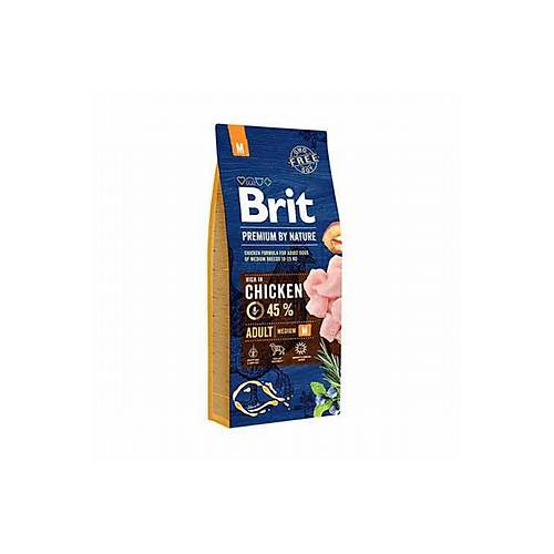 Brit Premium Tavuklu Orta Irk 15 kg Yetikin Kuru Kpek Mamas