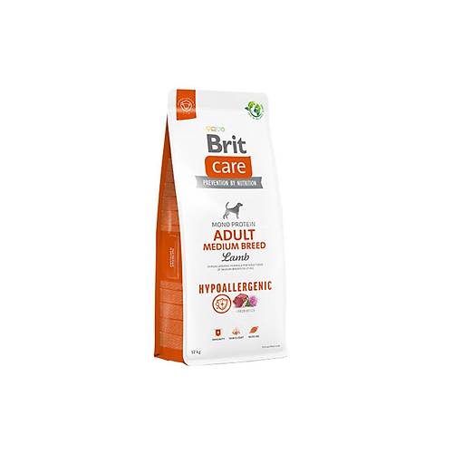 Brit Care Hypoallergenic Kuzu Etli 12 kg Orta Irk Yetikin Kpek Mamas