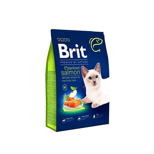 Brit Premium By Nature Cat Sterilized Salmon 8 Kg