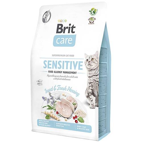 Brit Care Sensitive Bcekli ve Ringa Balkl 7 kg Yetikin Kedi Mamas