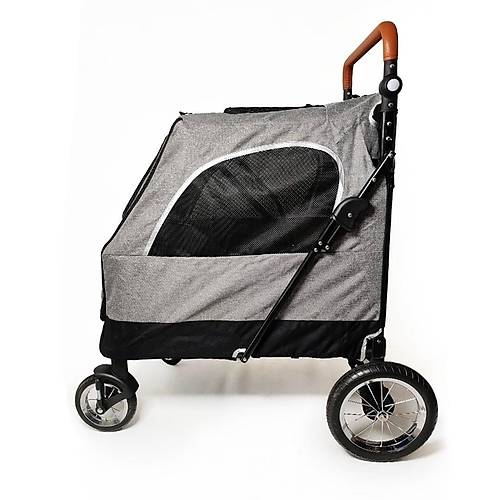 Zampa Stroll Kedi & Kpek Arabas Gri 69X81X110cm 55KG