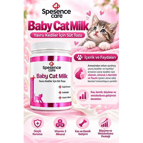 Yavru Kedler ��in Kedi S�t� ( Baby Cat Milk) 200 ml B�BERON Hediyeli