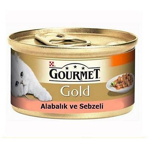 Purina Gourmet Gold Para Etli Soslu Alabalk Sebzeli Konserve Yetikin Kedi Mamas 85 gr