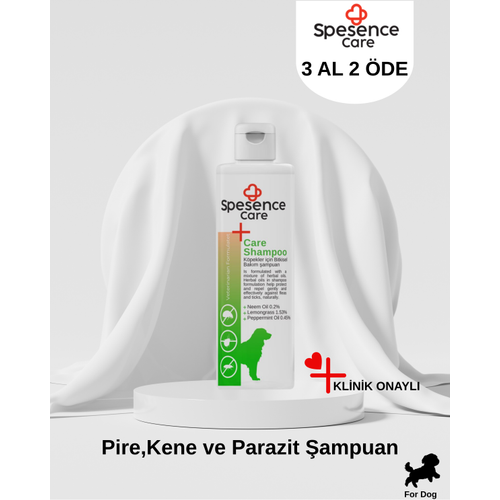 Spesence Care Kedi ve K�pekler ��in Bit,Pire,Kene ve Parazit �ampuan 250ml