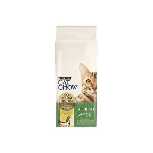 Cat Chow Sterilised Tavuklu 15 kg Yetikin Kedi Mamas