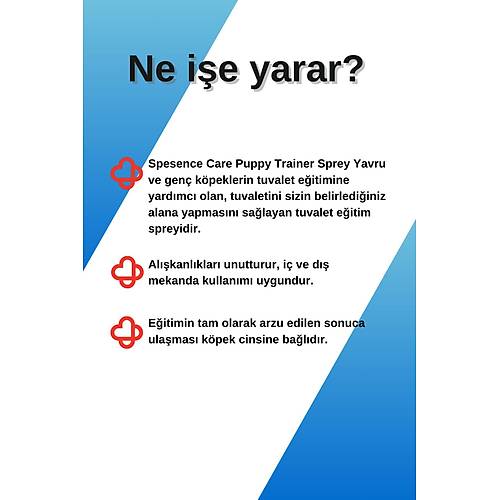 Spesence Care Puppy Trainer Tuvalet E�itim Sprey 100ml