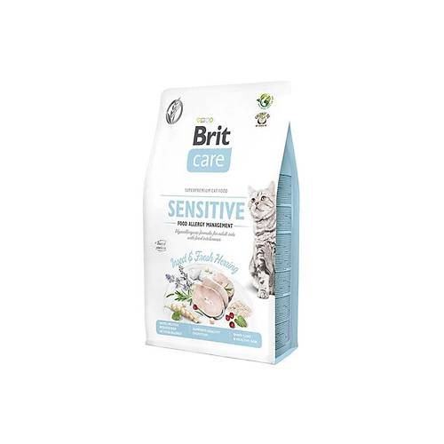 Brit Care Sensitive Bcekli ve Ringa Balkl 2 kg Yetikin Kedi Mamas