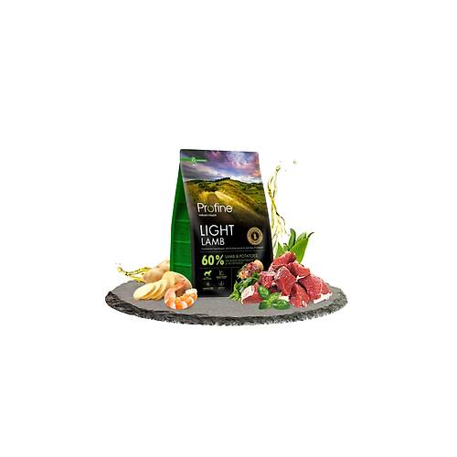 Profine Gluten Free Adult Lamb Light Glutensiz Diyet Kuzu Etli Yetikin Kpek Mamas 12 KG