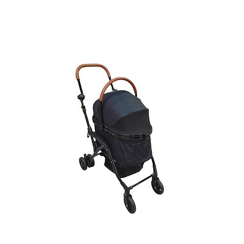 Zampa Orbit Kedi ve Kpek Arabas Siyah 50x70x100 cm