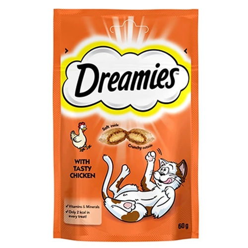 Dreamies i Dolgulu Tavuklu Ktr Kedi dl Mamas 60GR