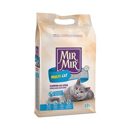 Mrmr Multi-Cat Kokusuz Topaklaan Kedi Kumu 10 Lt