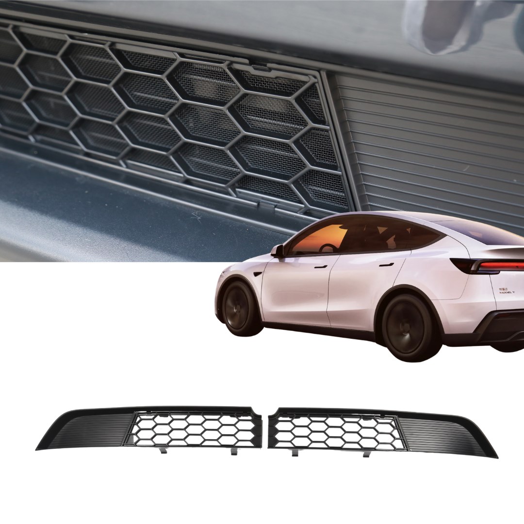 Tesla Juniper Ön Tampon Ortasına Takılan Bölmeli Açılıp Temizlenebilen Izgara,Siyah Renk