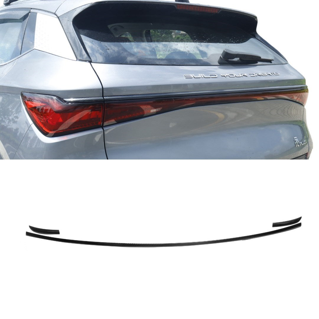 BYD Atto 3  Arka Bagaj Kapağı Orta Çıtası, ABS Karbon Kaplama, 3  Adet Set Olarak, Mat Siyah Renk