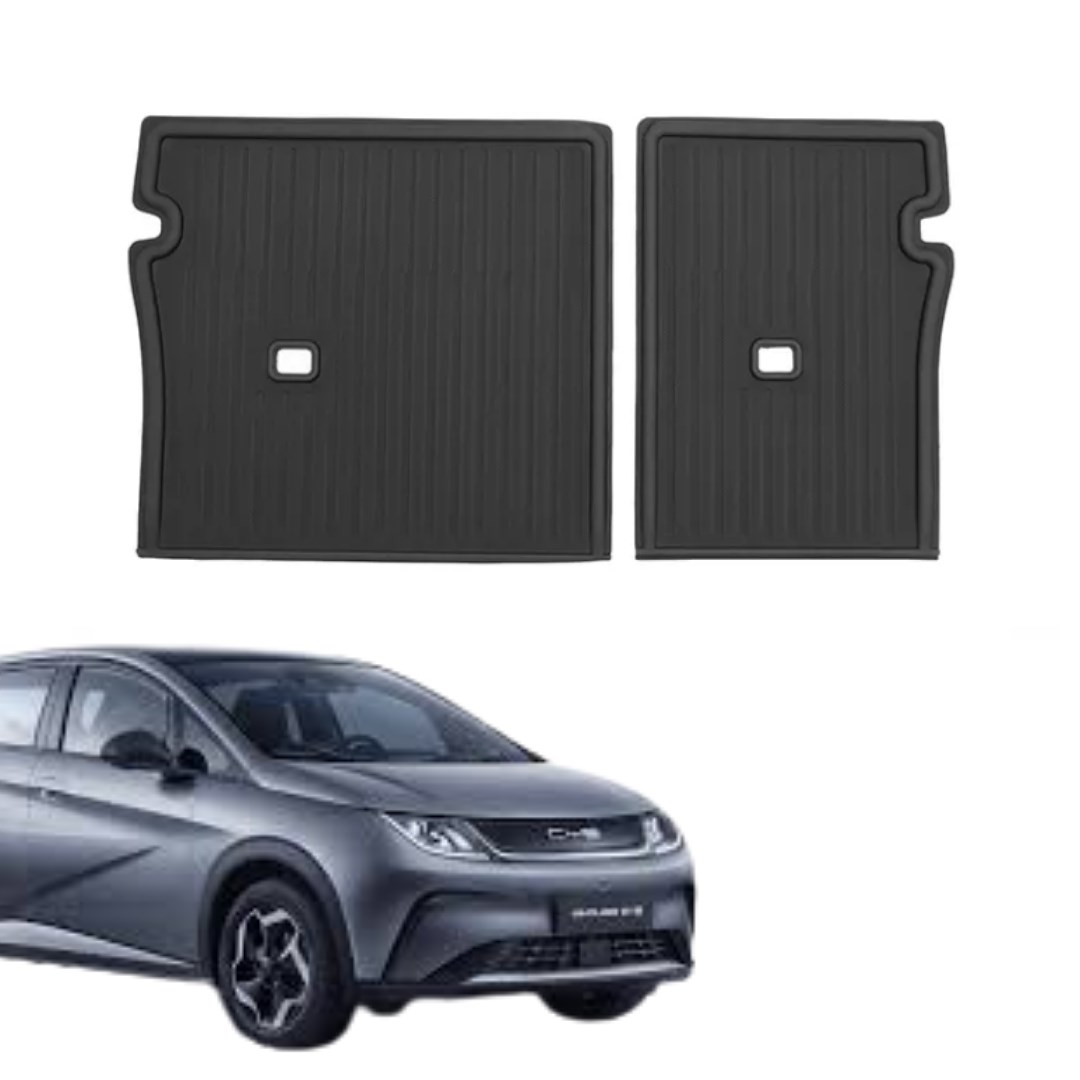 BYD Dolphin Arka Koltuk Arkası Paspası, 2 Adet Set Olarak, Siyah Renk
