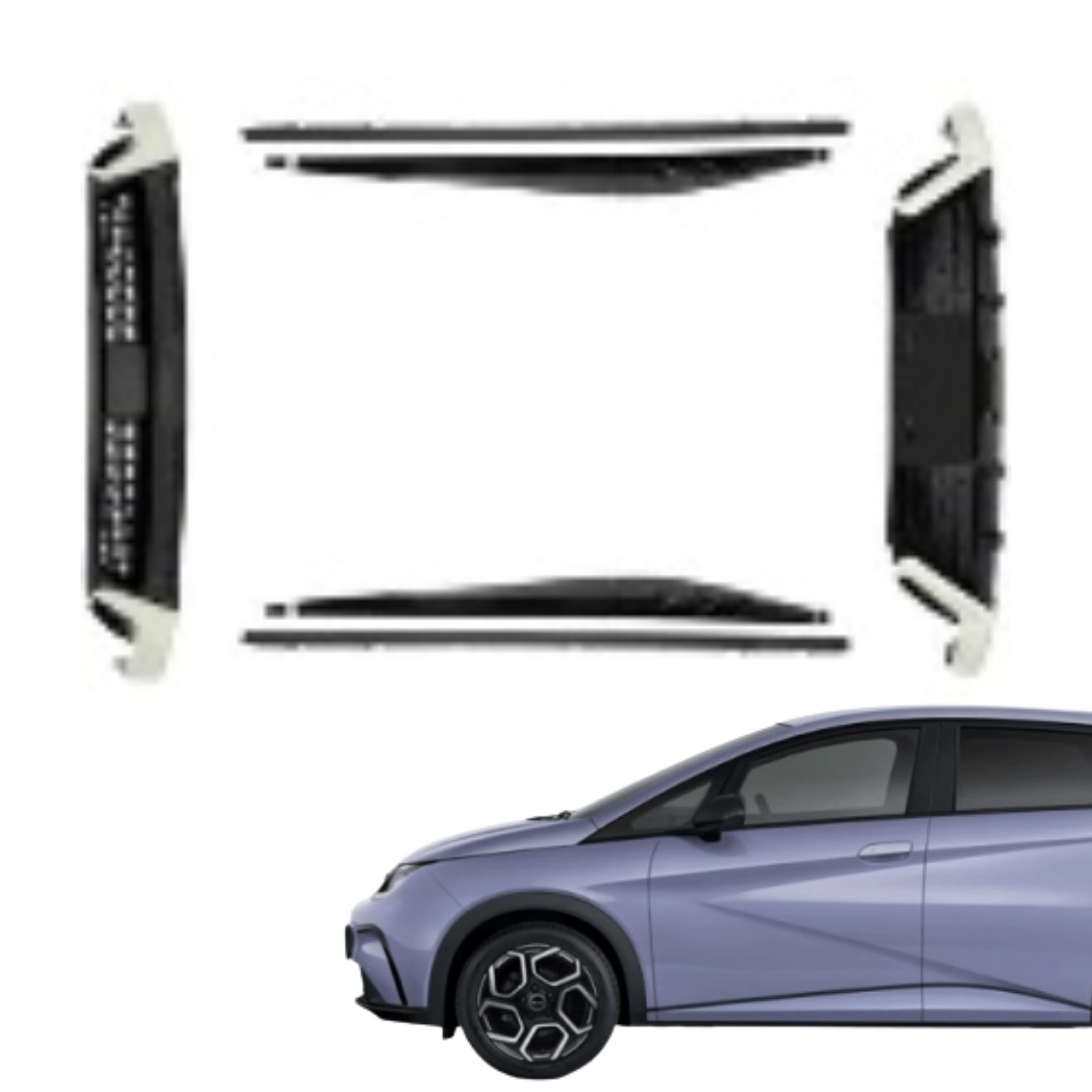 BYD Dolphin Body Kit, Ön Lip Arka Lip ve Yan Marşbiyeller Set Olarak, Siyah Renk