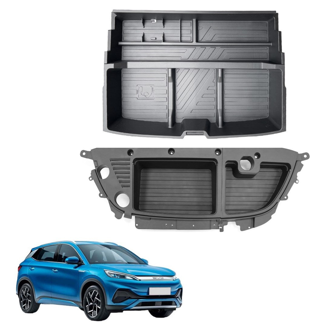 BYD Atto 3 Arka Bagaj İçi ve Ön Kaput İçi Komple Düzenleyici, 2 Adet Set Olarak- Siyah Renk