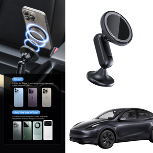 Tesla Model Y / Model 3 �n G���s Havaland�rmas�na Tak�lan Cep Telefonu Tutucu , Siyah Renk