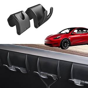 Tesla Model Y / Model 3 �n G���se Tak�lan Asma Aparat Kancas�, Siyah Renk