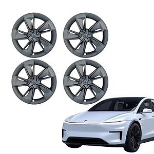 Tesla  Juniper CELEST Jant Kapa�� Seti 19 �n�, Mat Siyah Renk