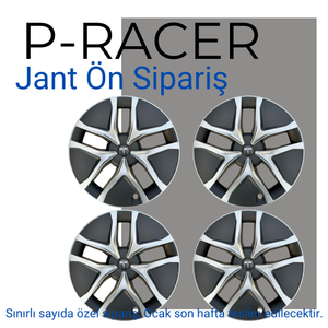 Tesla Juniper Performance Jant Kapa�� Seti 19 �n�, Silver+Siyah