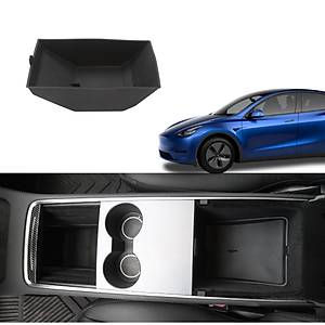Tesla Model Y/Model 3 Orta Konsol D�zenleyici Alt, Siyah, Gri ve Beyaz Renk Se�ene�i �le