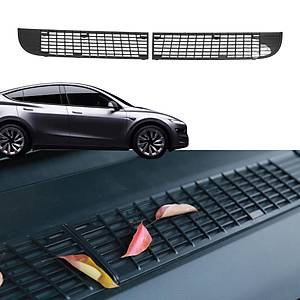 Tesla Juniper �n Kaput Hava Alma Koruyucu Kapa��, 2 Adet Set Olarak, Mat Siyah